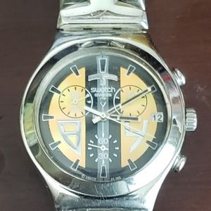 Swatch irony chronograph watch